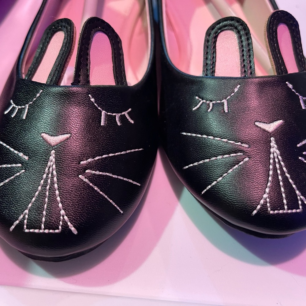 Nwt TUK little bunny foofoo foo black flat 7